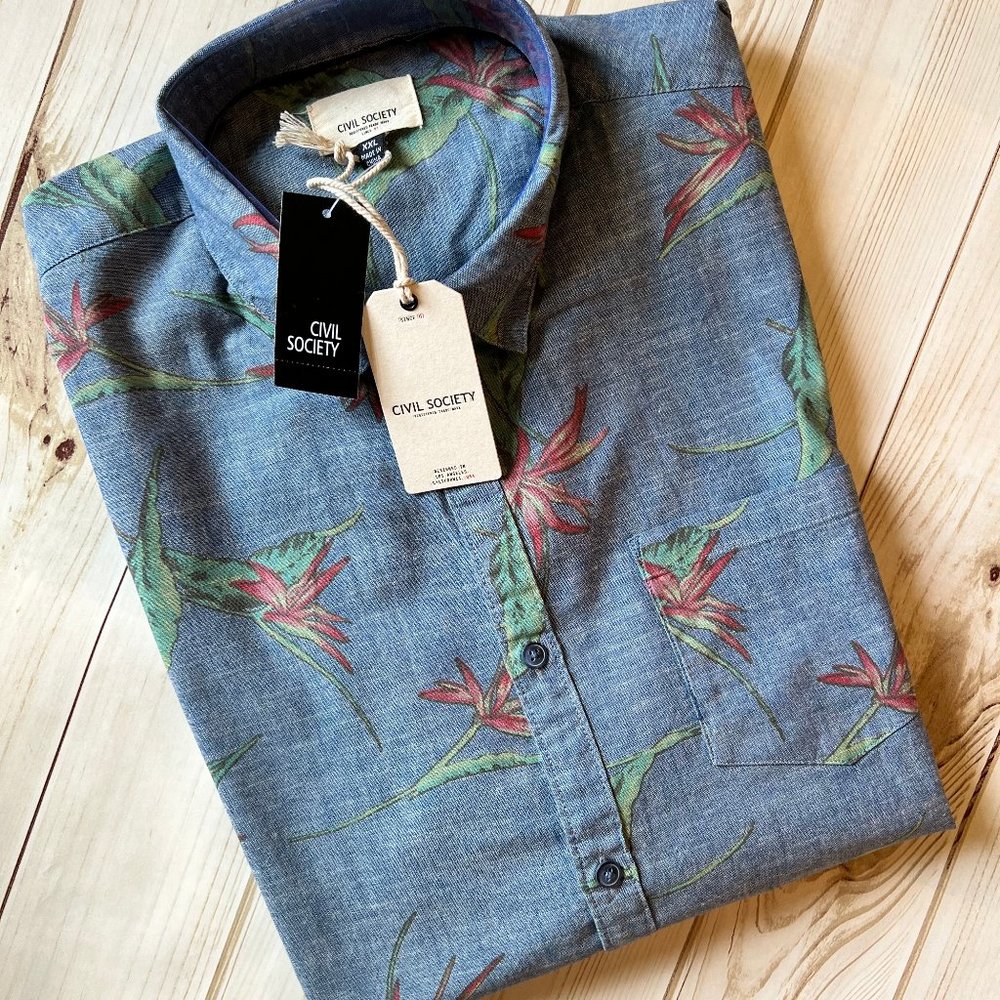 Civil Society Birds of Paradise Chambray Shirt